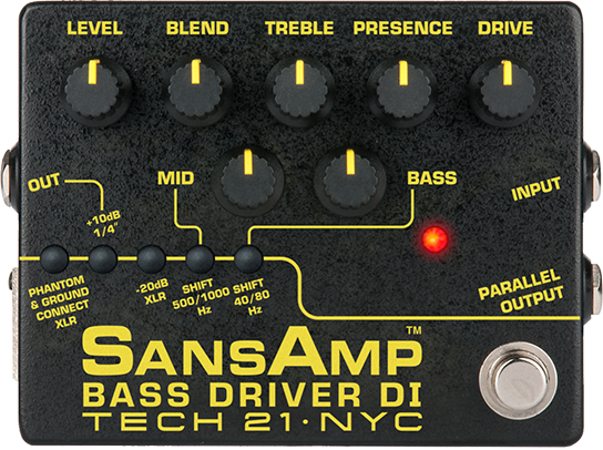 SANSAMP BASS DRIVER DI TECH 21•NYC
